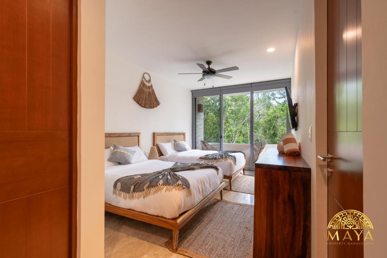 Nhoa 208A Lux 2Br Condo Jungle View In Aldea Zama Tulum Exterior foto